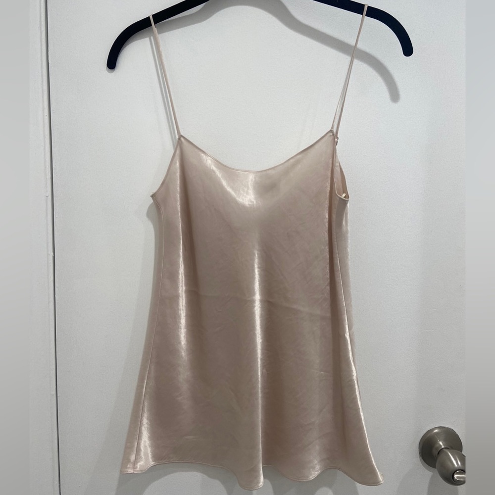 Vince Satin Champagne Cami